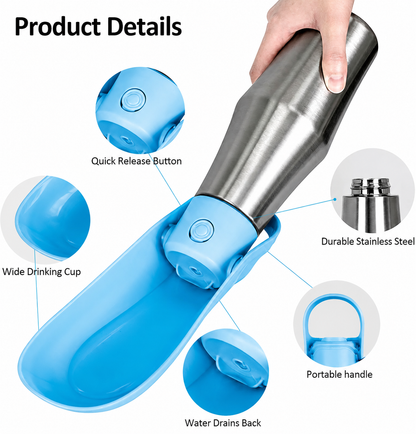 The Large Loyal Dog Water Bottle